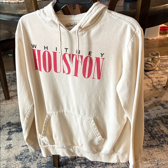 Whitney Houston Tops - Whitney Houston Beige Hoodie